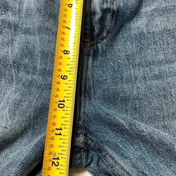 We The Free Dakota Distressed Straight Leg Jeans Size 27 - Picture 10 of 11